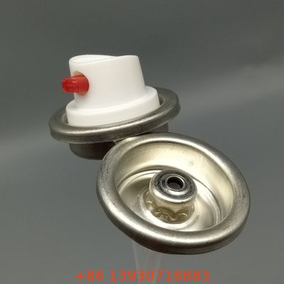 Niezawodny zawór natryskowy żeński do dozowania aerozoli z farbą