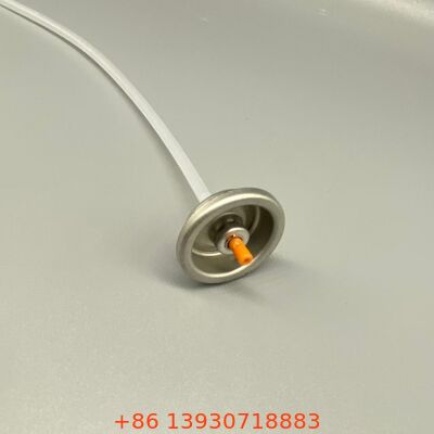 Zawór aerozolowy suchego szamponu przeznaczony do dozowania drobnych cząstek