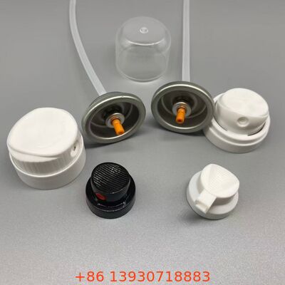 Wysokowydajny zawór aerozolowy do suchego szamponu z systemem równomiernego rozprowadzania mgiełki