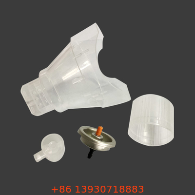 Aerozolowy zawór rozpylający tlen 25,4 mm z maską