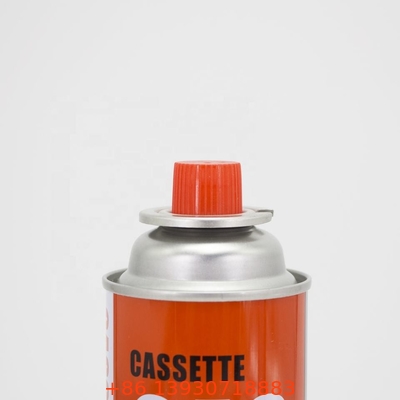 OEM One Inch Butan Camping Gas Furnace Valve 223g Z czerwoną pokrywą do pojemnika do gotowania w aerozolu