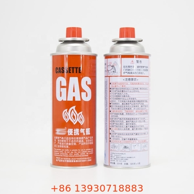 OEM One Inch Butan Camping Gas Furnace Valve 223g Z czerwoną pokrywą do pojemnika do gotowania w aerozolu