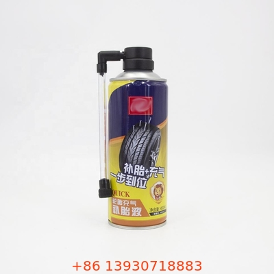 Dostosowywanie inflatora opon w aerozolu do ponownego zamykania opon za pomocą kleju w sprayu