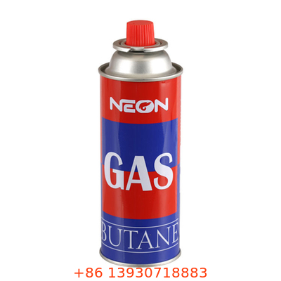 Pusta prosta ściana Camping Butan Gas Canister Metalowa cyna o średnicy 65 mm