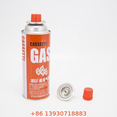 Nieszczelna blacha ocynkowana Butan Propan Gas Canister Butan Fuel Can 65mm