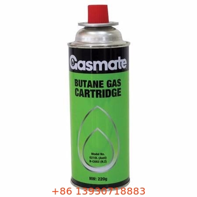 Nieszczelna blacha ocynkowana Butan Propan Gas Canister Butan Fuel Can 65mm