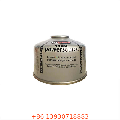 Antirust 100g Kanister na butan Przenośna kuchenka gazowa Kanister na butan 220ml