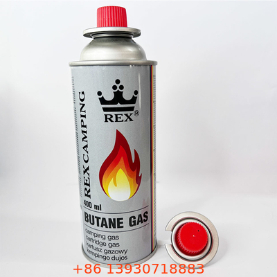 CMYK Printing Mini 220g Butan Gas Cartridge do grillowania na kempingu