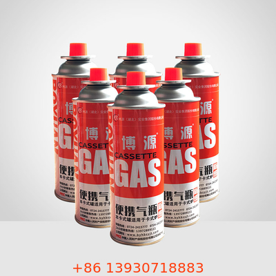 Średnica 65mm Kanister z butanem kempingowym 400ml Kanister z butanem