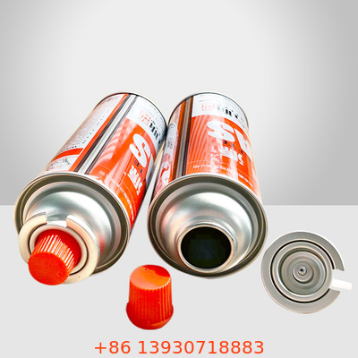 Średnica 65mm Kanister z butanem kempingowym 400ml Kanister z butanem