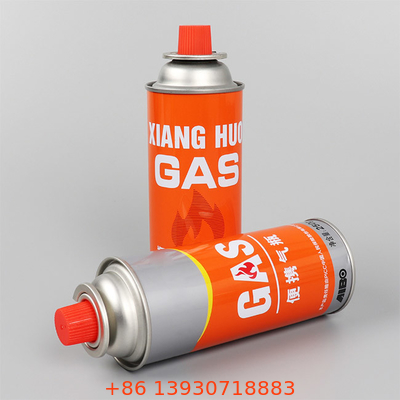 Wielokrotnego napełniania Camping Bbq Butla gazowa 400 ml Pojemność 65 mm Średnica 220 g Waga