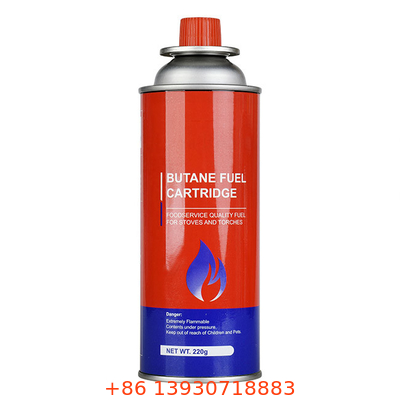 220 g butanu pojemnik gazowy 65 X 158 mm CMYK 4 kolor i kolor Panton