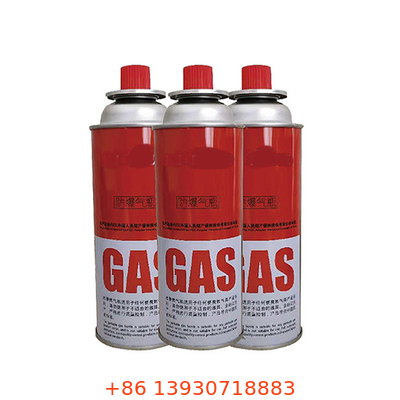 CMYK 4 Kolor i kolor Panton Butan Gaz Jar z prostej ściany