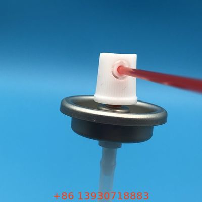 Zestaw zaworu aerozolowego MDF ze strukturą zapobiegającą wyciekom dla bezpiecznego przechowywania i transportu