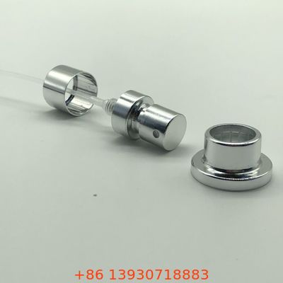 Precyzyjnie zaprojektowana pompa perfum srebrnych z ciągłym, kontrolowanym metalowym wykończeniem odpornym na mgłę
