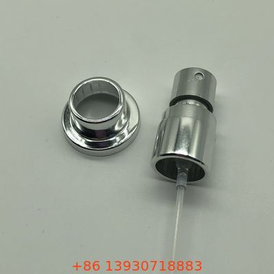 Precyzyjnie zaprojektowana pompa perfum srebrnych z ciągłym, kontrolowanym metalowym wykończeniem odpornym na mgłę