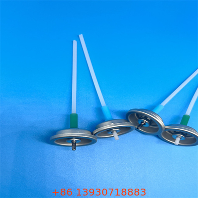Metaliczne Srebro Aluminiowe Aerosol Valve Button Actuator Darmowe Próbki