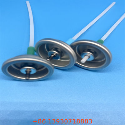 Zawór do pomiaru aerozolu zgodny z puszekami z aluminium i cyny