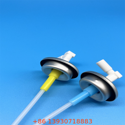 Aluminiowy Universal Button Actuator Metered Aerosol Valve Mist Spray Pattern Free Samples