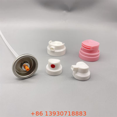 Zawór aerosołowy z pianki do golenia i aktuator do męskiego i kobiecego kremu do golenia