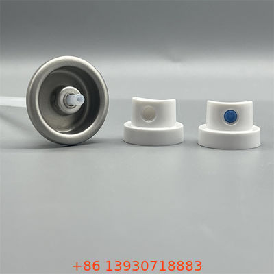 Zawór do sprayu z filtrem przeciwsłonecznym, rozpylający szeroką mgiełkę chroniącą przed UV