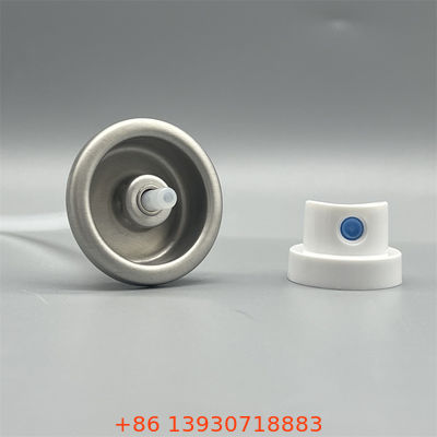 Zawór do sprayu z filtrem przeciwsłonecznym, rozpylający szeroką mgiełkę chroniącą przed UV