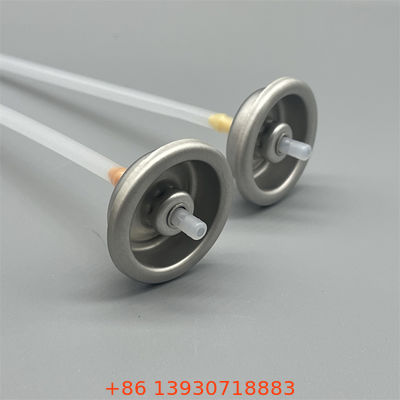 Zawór do sprayu z filtrem przeciwsłonecznym, rozpylający szeroką mgiełkę chroniącą przed UV