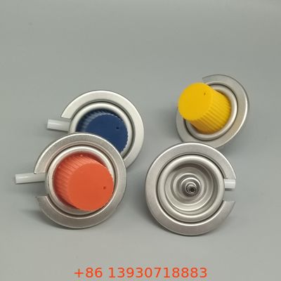 Zawór gazowy butanu aerozolu z pokrywą zabezpieczoną przed wyciekiem do gotowania na zewnątrz