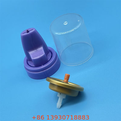 Pianka do włosów z odwróconym aluminiowym zaworem umożliwiająca spryskiwanie do góry dnem