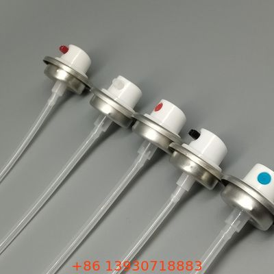 Zawór aerozolowy żeński o wysokim przepływie do formulacji klejów w sprayu