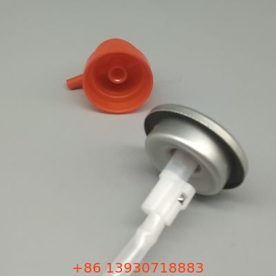 Zawór aerozolowy do natrysku we wszystkich kierunkach z niezawodną kontrolą przepływu