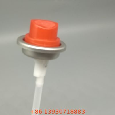 Zawór aerozolowy do natrysku we wszystkich kierunkach z niezawodną kontrolą przepływu