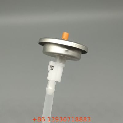 Zawór aerozolowy do natrysku we wszystkich kierunkach z niezawodną kontrolą przepływu