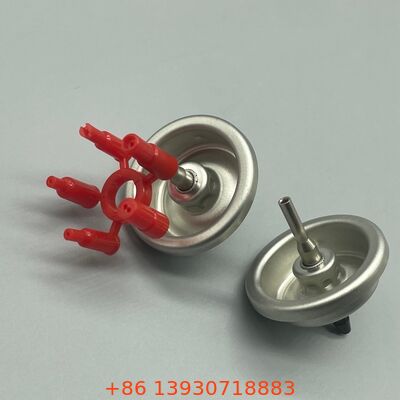 Zawór napełniania gazem do zapalniczek aerozolowych przeznaczony do zastosowań z zapalniczkami wielokrotnego użytku