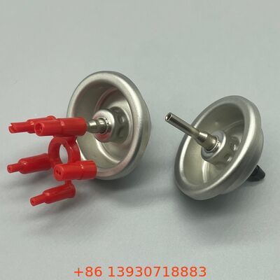 Zawór napełniania gazem do zapalniczek aerozolowych do profesjonalnych zastosowań związanych z uzupełnianiem zapalniczek