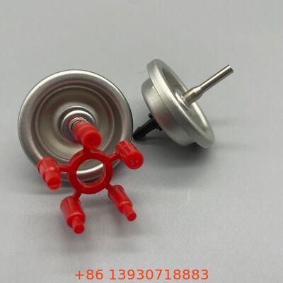 Zawór napełniania gazem do zapalniczek aerozolowych kompatybilny z zespołem zaworu napełniania o wysokim bezpieczeństwie