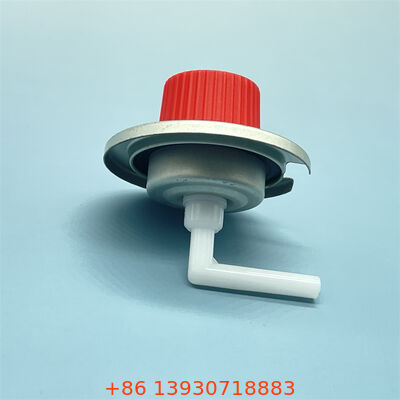 Zawór do przenośnej kuchenki gazowej w kolorze czerwonym o wysokiej widoczności dla entuzjastów outdooru