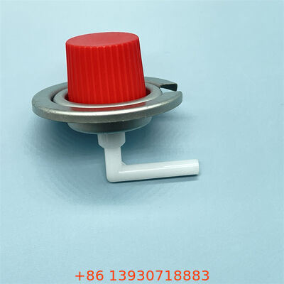 Precyzyjny zawór aerozolowy do kartuszy z gazem butan do przenośnych kuchenek i palników, szczelny