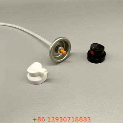 Zawór w aerozolu do suchego szamponu przeznaczony do produktów odświeżających włosy w proszku i mgiełce