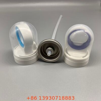 Zawór aerozolu do ochrony przeciwsłonecznej z hygieniczną osłoną zabezpieczoną przed wyciekiem i działaniem 360 stopni dla sprayu ochrony przeciwsłonecznej