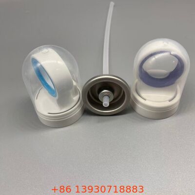 Zawór aerozolu do ochrony przeciwsłonecznej z hygieniczną osłoną zabezpieczoną przed wyciekiem i działaniem 360 stopni dla sprayu ochrony przeciwsłonecznej