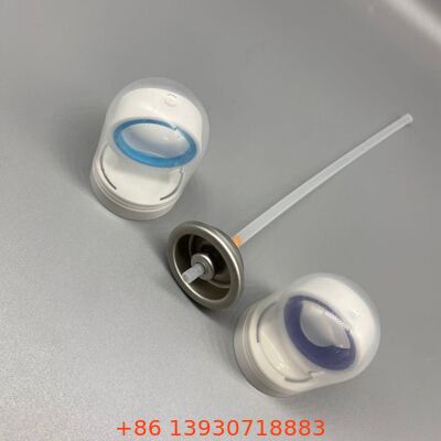 Zawór aerozolowy do ochrony przeciwsłonecznej z osłoną zabezpieczającą do ciągłego stosowania filtrów przeciwsłonecznych