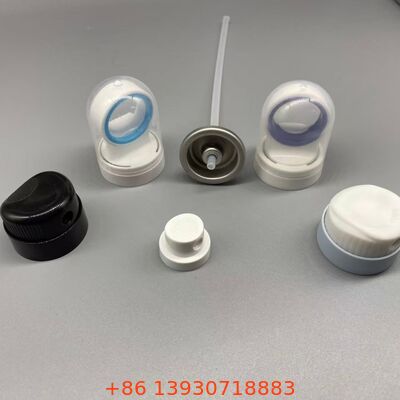 Zawór aerozolowy do ochrony przeciwsłonecznej z osłoną zabezpieczającą do ciągłego stosowania filtrów przeciwsłonecznych