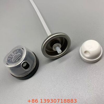 Wtyczka do rozpylania dezodorantów przeciwciśnieniowych z technologią rozpylania 360° i uniwersalnym dopasowaniem do standardowych puszek aluminiowych