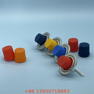 Zawór gazowy na butan z siłownikiem zabezpieczonym przed dziećmi zapewniający szczelność w rozmiarze jednego cala