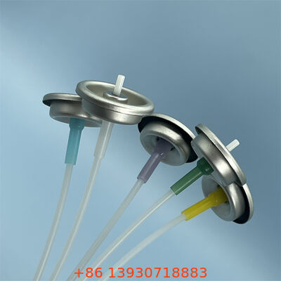 Aluminiowy zawór aerozolowy 1 cal z dozownikiem do aerozoli z dawką odmierzoną