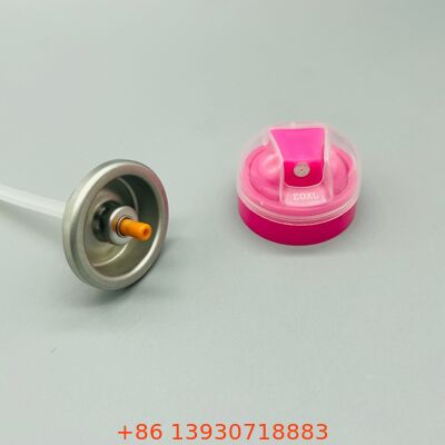 Precyzyjny zawór aerozolowy do dezodorantów do rozpylania ciała z wytrzymałą konstrukcją, sprężynią ze stali nierdzewnej i dostosowalną długością rurki