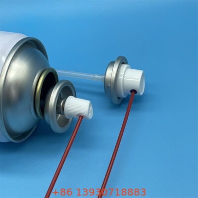 Wytrzymały zawór aerozolowy do puszek z preparatem do czyszczenia gaźników, stosowany do odtłuszczania silników i usuwania nagaru