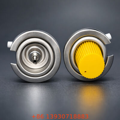 1-calowy zawór do napełniania butanu z blachy białej do kontrolowanego uwalniania paliwa