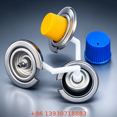 1-calowy zawór do napełniania butanu z blachy białej do kontrolowanego uwalniania paliwa